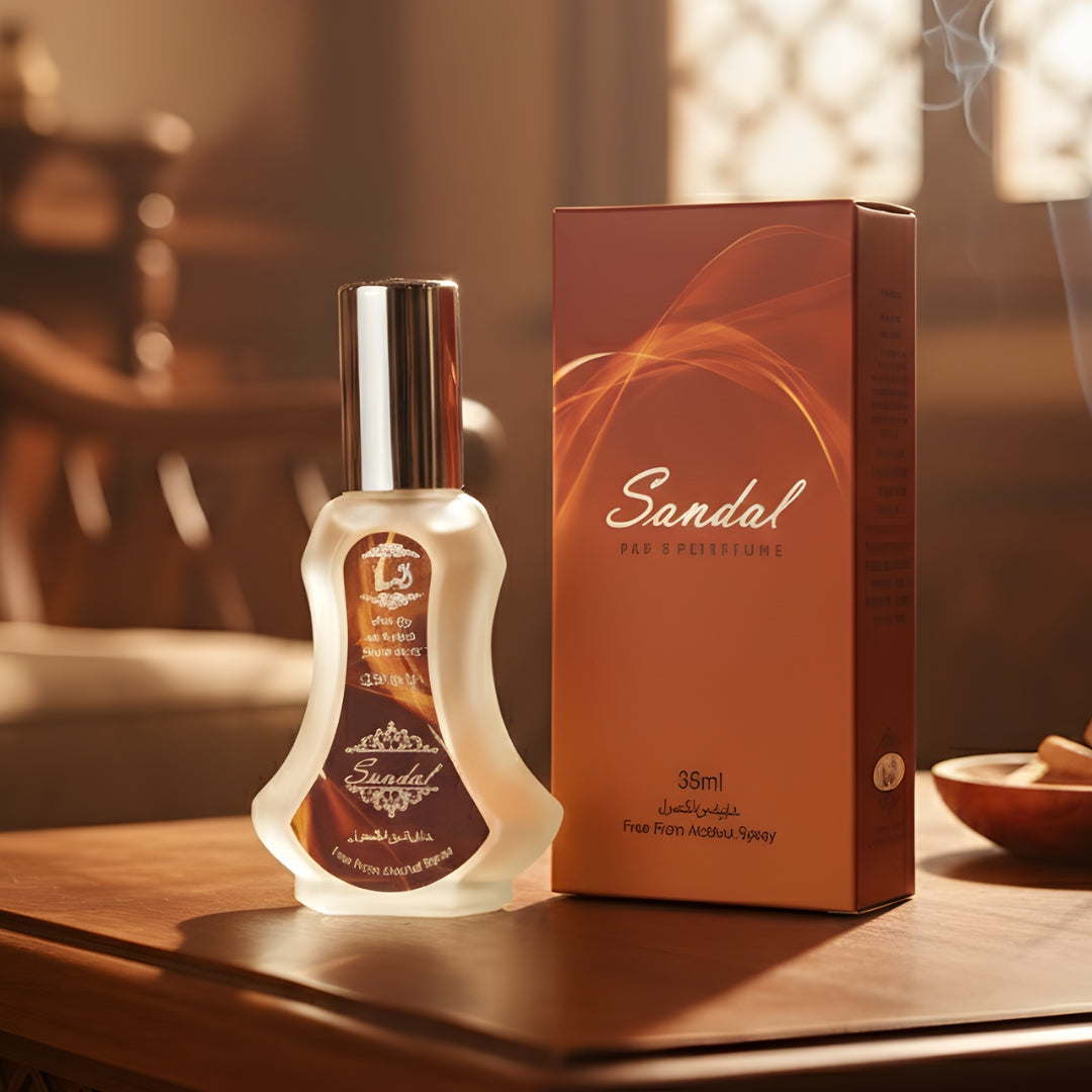Sandal Warm Woody & Musk Perfume – Alcohol Free | 35ML