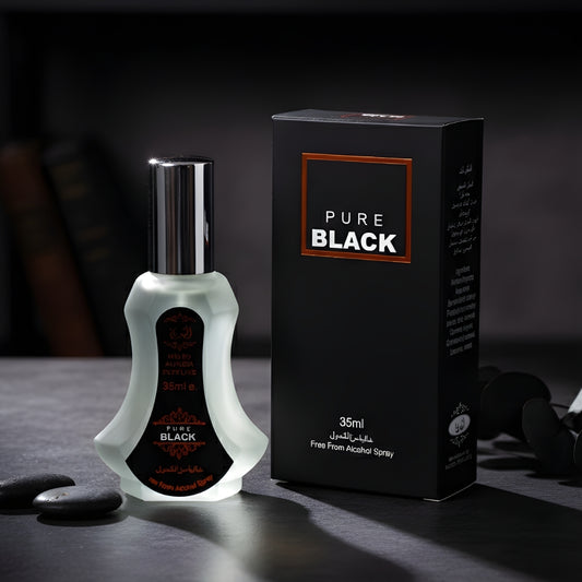 Pure Black – 35 ML Alcohol-Free Perfume